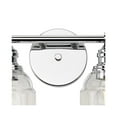 thumbnail image 3 of Ambrose Collection Two-Light Farmhouse Polished Chrome Clear Glass Bath Vanity Light, 3 of 8