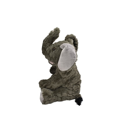 Elephant Hand Puppet Realistic Cute Stuffed Animal Plush Toy Kids Educational Gift 12 PZ010 B452