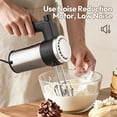 thumbnail image 6 of Powerful 600W Hand Mixer, 5 Speed + Eject Button,Self-Control,Lightweight Stainless Steel Hand Beaters *2 , for Baking, Cookies,Cream,and Kitchen Mixer Machine, 6 of 10