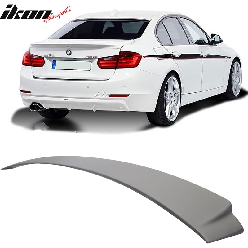 Compatible With 12 13 14 15 16 17 18 Bmw F30 3 Series 3i 335i 328i Sedan 4dr Rear Roof Spoiler Window Wing Abs 12 13 14 15 16 17 18 Walmart Com Walmart Com