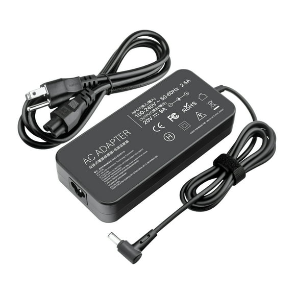 SKKSource 20V 9A 180W AC Adapter Charger Compatible with ASUS TUF Gaming F15 FX506HC RTX3050 6.0x3.7mm