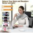 thumbnail image 3 of Weighted heating pad for neck and shoulders, ideal for mom and dad to relieve pain, 3 of 5