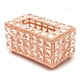 thumbnail image 3 of Soporte para pañuelos de cristal, dispensador de pañuelos, caja de almacenamiento de servilletas de lujo ligera, soporte para caja de pañuelos, tecnología de vanguardia, 3 of 8