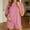 Red, variant on Womens Striped Short Sets 2 Piece Summer Matching Lounge Sets Short Sleeve T Shirts and Shorts Red XL(XL)