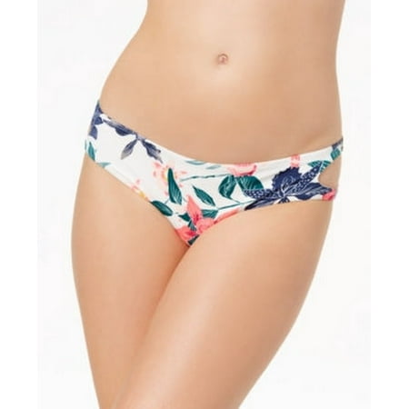 Roxy Urban Waves Full Bikini Bottoms  Bright White Tallows: L/White