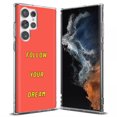 thumbnail image 1 of TalkingCase Slim Phone Case Compatible for Samsung Galaxy S22 Ultra 5G, Follow Your Dream Print, Thin Light, Flexible, Soft, USA, 1 of 6