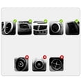 thumbnail image 3 of Universal Automobile Outlet Phone Holder Air Vent Gravity Bracket Windshield Gravity Sucker Car Phone Holder Support Mobile Phone Stand for Mobile Phone GPS Navigator Rack(Black), 3 of 8