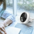 thumbnail image 5 of Latrodar Portable USB Desk Fan, Small Wall Mounted Fan High Durability ravel/Camping/Office White 6.4x5.6 Inch Home Decor, 5 of 5