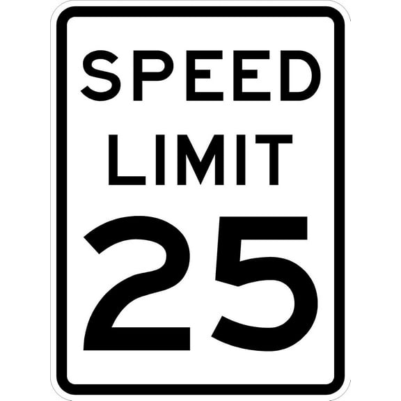 12 x 18 Speed Limit 55 Sign - 3M Engineer Grade Reflective Sheeting - A Real Sign.
