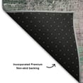 thumbnail image 5 of Addison Rugs Mayfield Premium Machine Washable Transitional Abstract Green Rectangle Rug, 8' x 10', 5 of 6