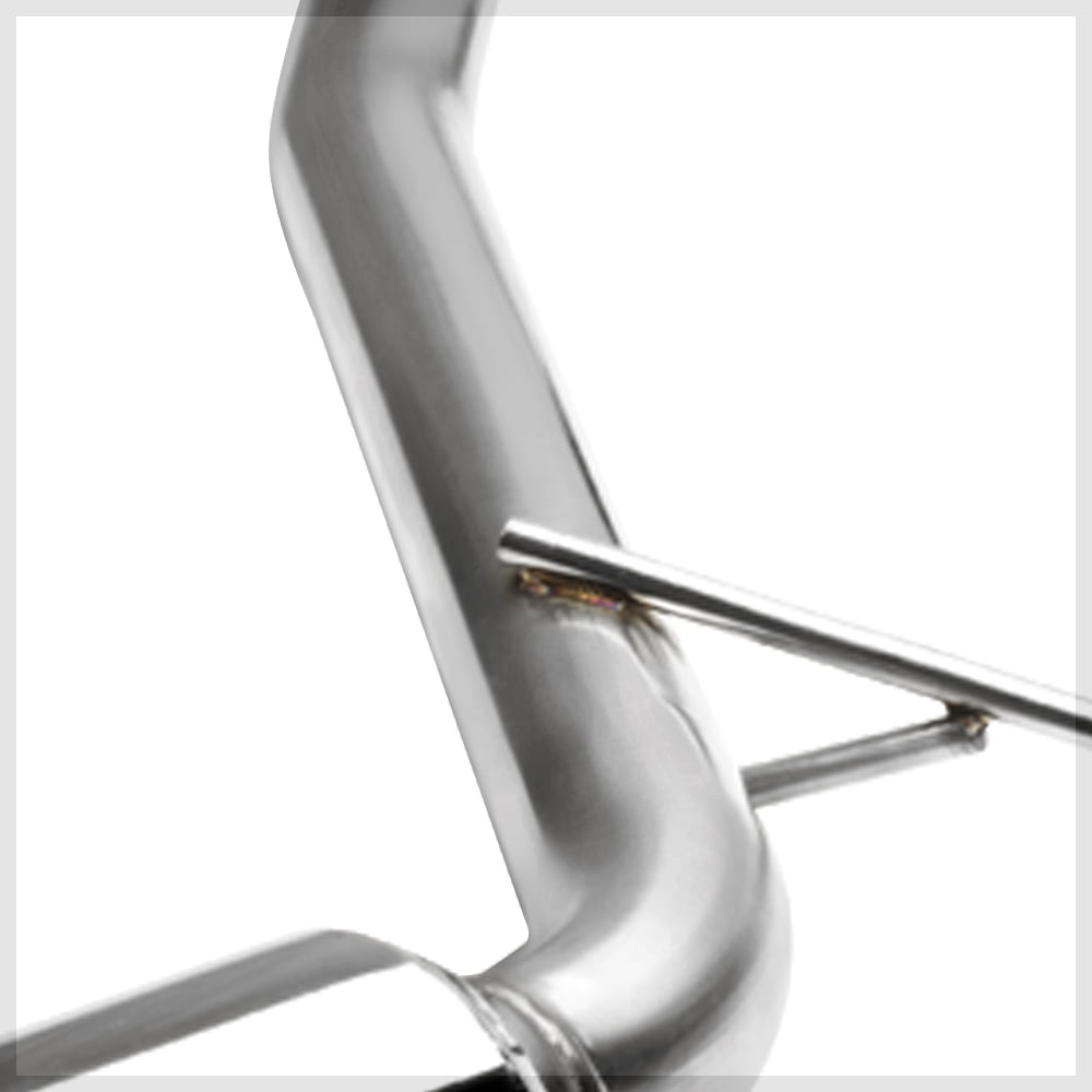 DNA Motoring For 00-04 Toyota Celica GT GTS T230 Cat-Back Exhaust Titanium Style Tip Muffler