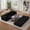 Black, variant on Tmsan 79" Modular Sectional Sofa,Modern Cloud Couch with Deep Seat,Boneless Sofas Bed Couches with 2 Pillows,Classic Square Design Convertable, for Living Room and Office,Black