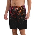 thumbnail image 2 of Goofa Colorful Sparkling Printed Mens Swim Trunks Summer Quick Dry Short Beach Swimwear Bathing Suits-, 2 of 9