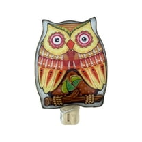 Colorful Owl NightLight by Ganz (5in)