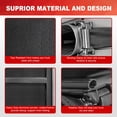 thumbnail image 3 of DAMAIJOY 4 Fold 5.8Ft Bed Soft Tonneau Cover Rear Upper for Chevy for Silverado 1500 14-17 for Silverado 2500HD/3500HD 15-17,for GMC for Sierra 1500 14-17 for Sierra 2500HD/3500HD 15-17, 3 of 7