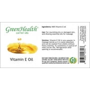 Vitamin E Oil - 32 fl oz - White Plastic Jug w/ Cap - GreenHealth
