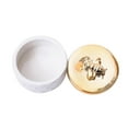 thumbnail image 3 of EHJRE Honeycomb Bees Lid Ceramics Jewelry Boxes Candy Necklace Earring Showcase, 3 of 9