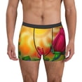 thumbnail image 1 of Fotbe Rose Psychedelic Calzoncillos Tipo Boxer con Bolsa de Soporte Total para Hombre, X-Temp Fresco, Transpirable y de Secado Rápido-Medium, 1 of 5