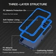 thumbnail image 3 of Designed for Samsung Galaxy S24 Plus Heavy Duty Case, Triple Layer Protection Shockproof Dropproof Dustproof Anti-Scratch Phone Case Cover for Samsung Galaxy S24 Plus,Blue, 3 of 6