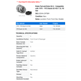 thumbnail image 2 of Brake Pad and Rotor Kit 6 - Compatible with 1970 - 1972 Buick GS 455 7.5L V8 Gas - Autopart Premium, 2 of 2