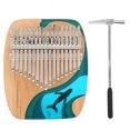 thumbnail image 2 of Piano de pulgar para niños piano de pulgar Kalimba caoba de 17 teclas para regalo de música ANGGREK Otros, 2 of 8