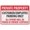 Warning Sign 3, variant on Quiet Zone Sign 8"x12", Aluminum Tin Warning Signs for Home Outdoor Garden, High-Visibility Etiquette Sign for Library