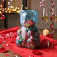 thumbnail image 1 of Clear Giant Gum-my Container - Candy Gift-Ready Plastic Jar, Bear Shaped Container Great for Wedding Favors, DIY Crafts, and Countertop Display 13", Blue, 1 of 6
