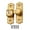 Gold, variant on Compact Not Pry Security Latches Aluminum Barn Lock Mechanism Swing Gate Latches set for 90/180 Degree Door Applications