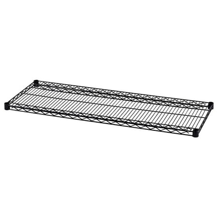 

JepoIA ALESW584818BL Industrial Wire Shelving in. x 18 in. Extra Wire Shelves - Black (2-Piece/Carton)