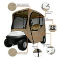 thumbnail image 4 of Classic Accessories Fairway Travel Golf Cart Short Roof Enclosure - Khaki, 4 of 12