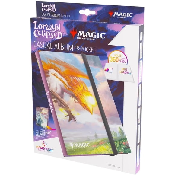 GameGenic: Magic: The Gathering Lorwyn Eclipsed Casual Album 18-Pocket - Eirdu, Carrier of Dawn / Isilu, Carrier of Twilight