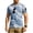 W9-Royal Blue, variant on Homeyce Mens Short Sleeve Tee Shirts Camouflage Button Camo Shirts Vintage Lightweight Crew Neck T Shirts Big and Tall Tee Shirts,Green L