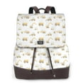 thumbnail image 1 of Balery Dump Truck Mochila de Cuero para Mujeres, Gran Capacidad, Bolsa de Viaje Multifuncional, Mochila de Cuero y Bolsa de Hombro para Mujeres, 1 of 4