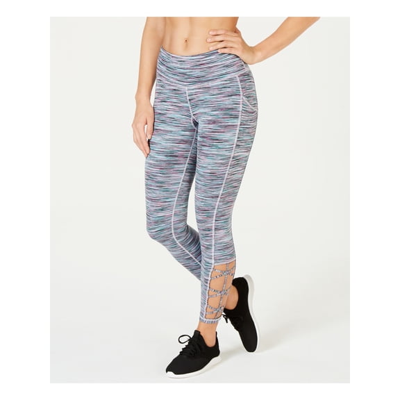 Ideology Womens Space Dyed Cutout Leggings;XS
