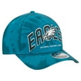 thumbnail image 3 of Men's New Era Midnight Green Philadelphia Eagles Tie Dye Fade 9Forty M-Crown A-Frame Adjustable Hat, 3 of 5