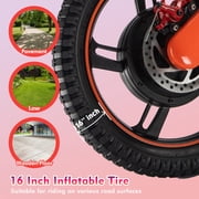 ET-01 MAX Electric Bike for Kids, 350W Electric Balance Bike for Kids, 16 Inflatable Tires, Up to 15 MPH, 36V 7.8Ah Battery, Rear Disc Brake, Lightweight Off-Road E Bike for Kids Ages 3-10