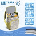 thumbnail image 6 of Travel Cooler Bag - White Princess Fairy Sun Pattern Camping Beer Cooler Backpack with Bottle Opener- Waterproof Insulated Picnic Backpacks - Cooler Bag for Beach, 6 of 6