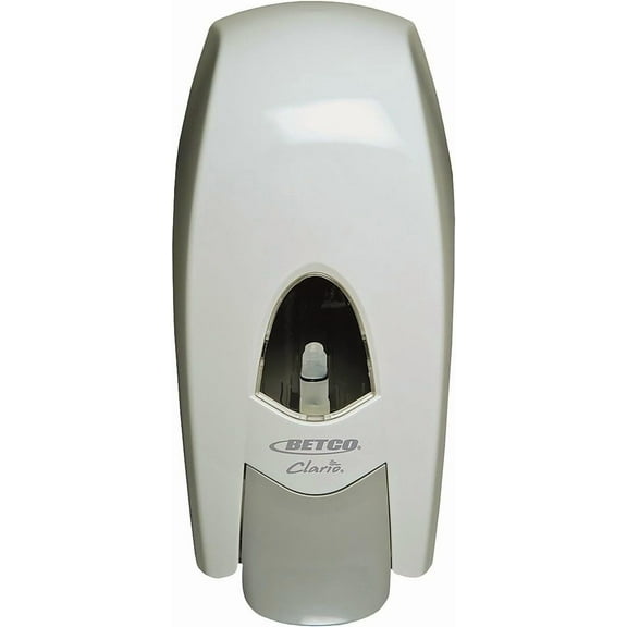 Betco Clario Universal 91819-00 Wall Mounted Hand Soap/Hand Sanitizer Dispenser, White (9181900)