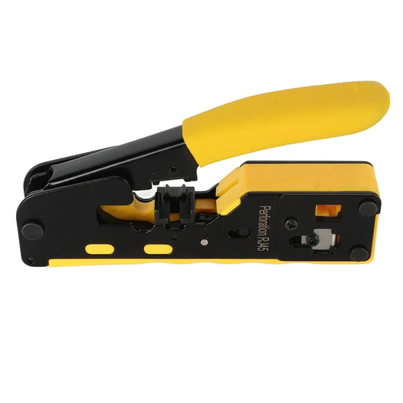 Cable Stripper, RJ45 Crimp Tool High Carbon Steel For Pass Thru