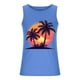 thumbnail image 3 of Camisetas de Tanque de los Hombres Tanque de los Hombres Incolor Gradiente de Impresión Cuello Redondo Correa Delgada Fuga Atrás Regular Casual Deportes Blusas de Tanque, 3 of 5