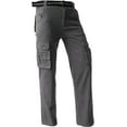 thumbnail image 2 of Ma Croix Mens CARGO PANTS with Utility Belt Lightweight Relaxed Straight Fit Twill Cotton Work Outdoor Tactical, 2 of 8