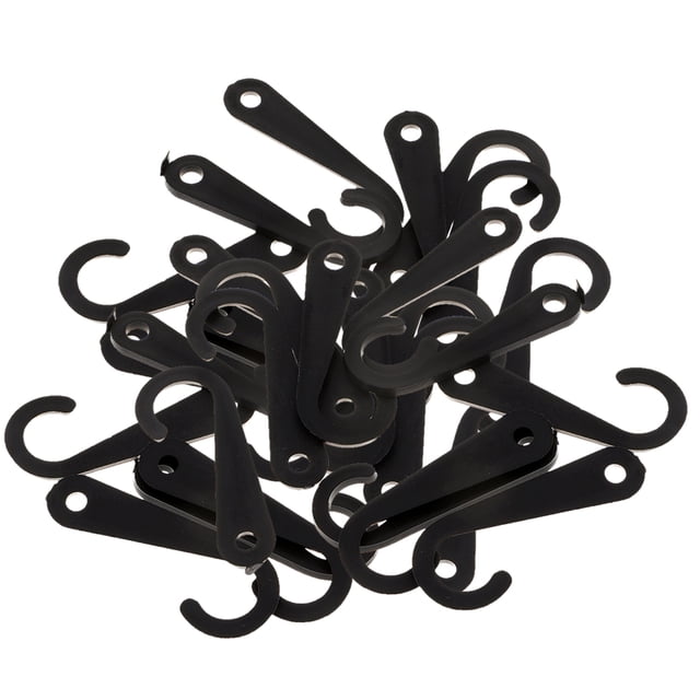 50 unids Ganchos Sujetadores J Sunnimix Negro
