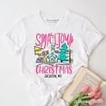 thumbnail image 6 of Custom Zipcode Small Town Christmas T-Shirt, Personalized Christian City State Tee, 6 of 6