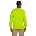 thumbnail image 2 of Gildan Ultra Cotton® 6 oz. Long-Sleeve Pocket Men T-Shirt Safety Green Large, 2 of 3
