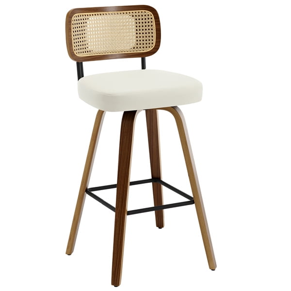 Rattan Back / White