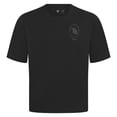 thumbnail image 2 of Men's Levelwear Black Tampa Bay Rays Register Oversized Luxe Signature Knit T-Shirt, 2 of 3