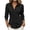Black, variant on Womens Blouse Button Down Collared Long Sleeve Slim Fit Casual Business Work Shirts for Women Solid Basic Dressy Office Tops White M