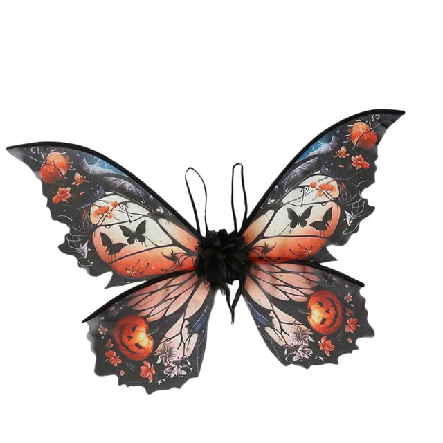 Alas de hada de Halloween, alas de mariposa creativas para cosplay, recuerdos de fiesta de carnaval Estilo C
