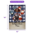 thumbnail image 5 of Patriotic German Shorthaired Pointer 4th of July Independence Paws Garden Flag 12x18in Double Sided GSP Lover Dog Gift Outdoor Decor - 02010, 5 of 5
