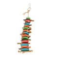thumbnail image 1 of Chewing Toys, Safe Colorful Food Coloring  Bark Chewing Toys Interesting  For Birds, 1 of 8